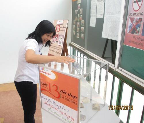 Cán bộ FPT Polytechnic Đắk Lắk hưởng ứng hoạt động