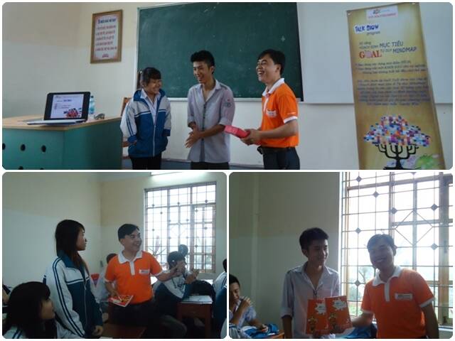 Sinh viên FPT Polytechnic Quảng Ninh với các em học sinh THPT trong Talk show 