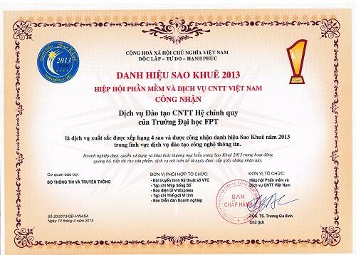 FPT Polytechnic chung niềm vui Sao Khuê với Đại học FPT
