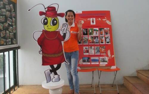 Biểu tượng "Ong vàng" FPT Polytechnic Tây Nguyên
