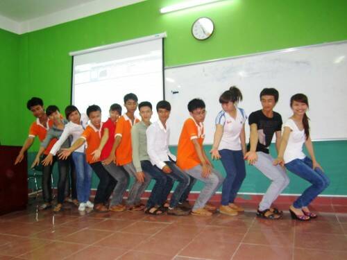 Các thành viên CLB "Giá trị sống", FPT Polytechnic Thanh Hóa