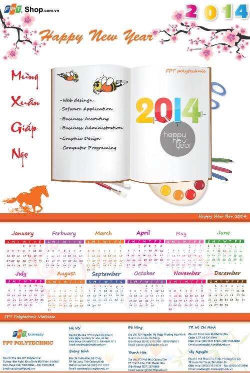 Cao đẳng thực hành FPT Polytechnic tổ chức cuộc thi thiết kế lịch Poly chào năm mới 2014 Cao đẳng thực hành FPT Polytechnic tổ chức cuộc thi thiết kế lịch Poly chào năm mới 2014