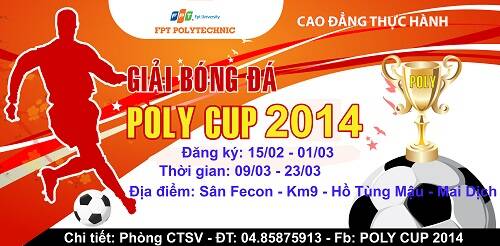 Cao đẳng thực hành FPT Polytechnic Hà Nội khởi động giải bóng đá "Poly Cup 2014" Cao đẳng thực hành FPT Polytechnic Hà Nội khởi động giải bóng đá "Poly Cup 2014"