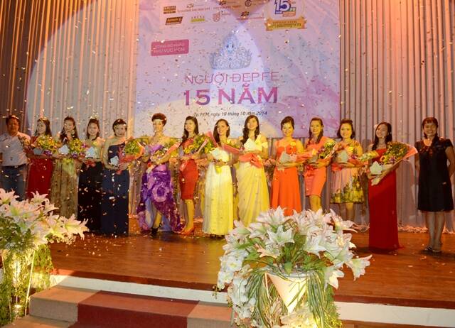 Ba đại diện của Cao đẳng thực hành FPT Polytechnic Hồ Chí Minh đã tỏa sáng tại vòng sơ loại "Miss FE 15 năm".