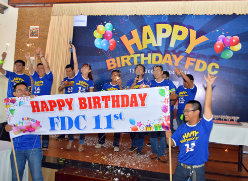 lễ kỷ niệm sinh nhật lần thứ 11 của Công ty Phân phối FPT (FDC, thuộc FPT Trading)