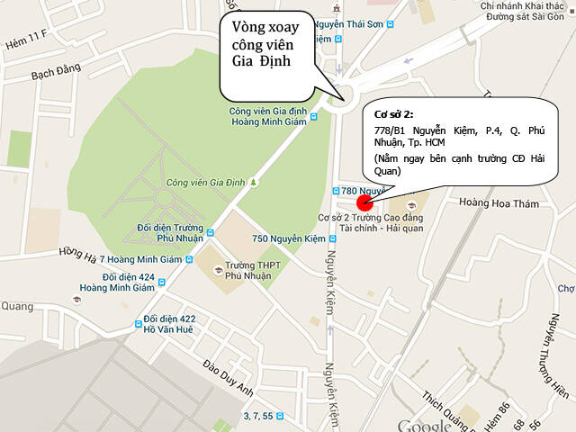 Sơ đồ hướng dẫn đi tới cơ sở 2 Cao đẳng thực hành FPT Polytechnic Hồ Chí Minh. Sơ đồ hướng dẫn đi tới cơ sở 2 Cao đẳng thực hành FPT Polytechnic Hồ Chí Minh.