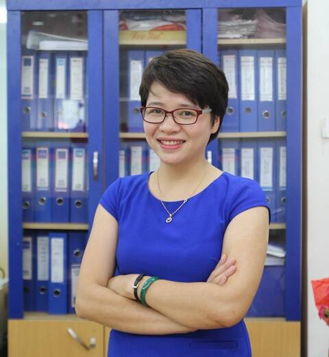 Chị Tạ Thị Mai - Trưởng phòng Quan hệ Doanh nghiệp FPT Polytechnic Hà Nội.