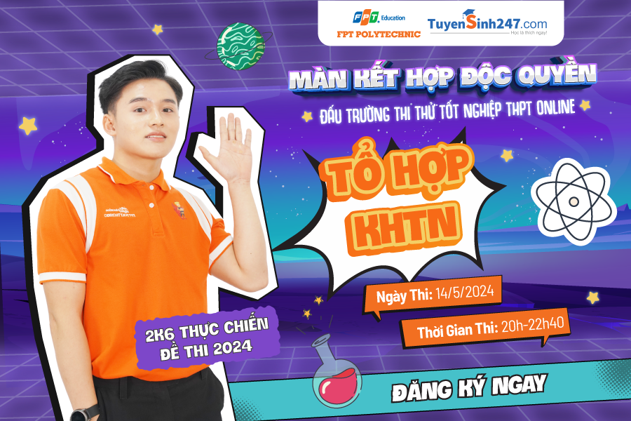 Thi thử online tổ hợp môn KHTN