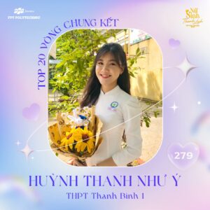 Thí sinh Huỳnh Thanh Như Ý – Top 20 của Cuộc thi nữ sinh thanh lịch FPT Polytechnic