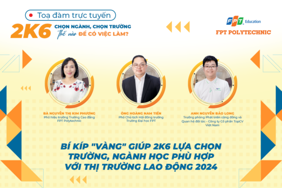 Bí kíp "VÀNG" giúp 2k6 lựa chọn trường, ngành học phù hợp với thị trường lao động 2024