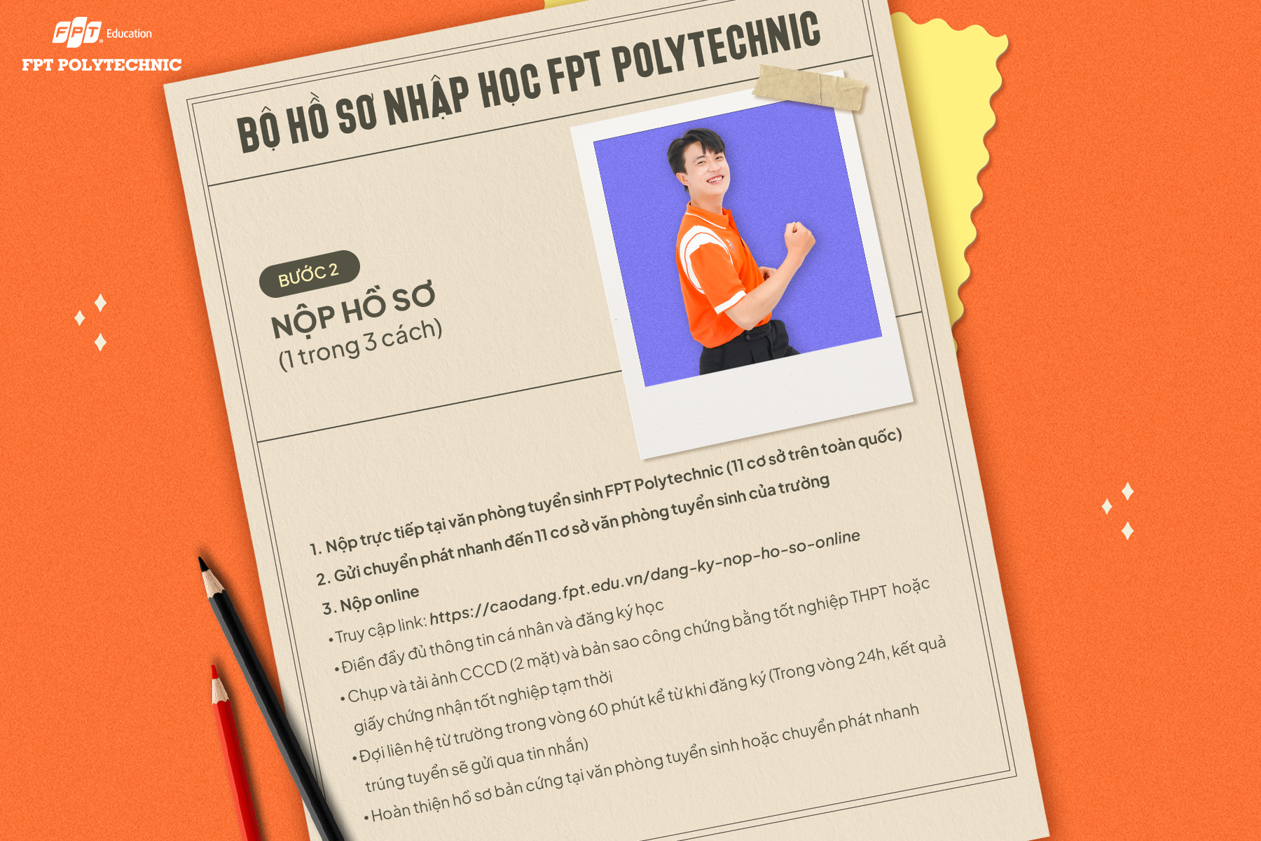 Bước 2: Nộp hồ sơ