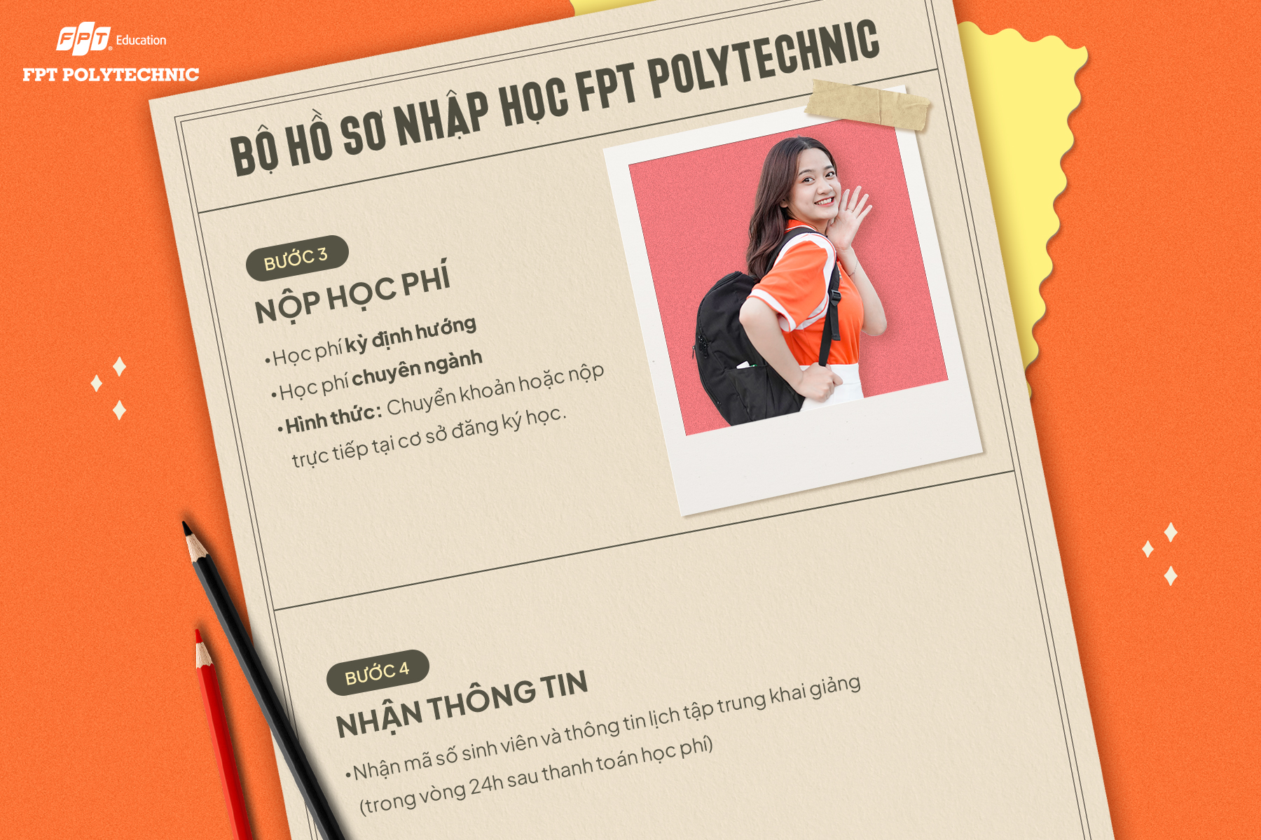 Bước 3: Nộp học phí