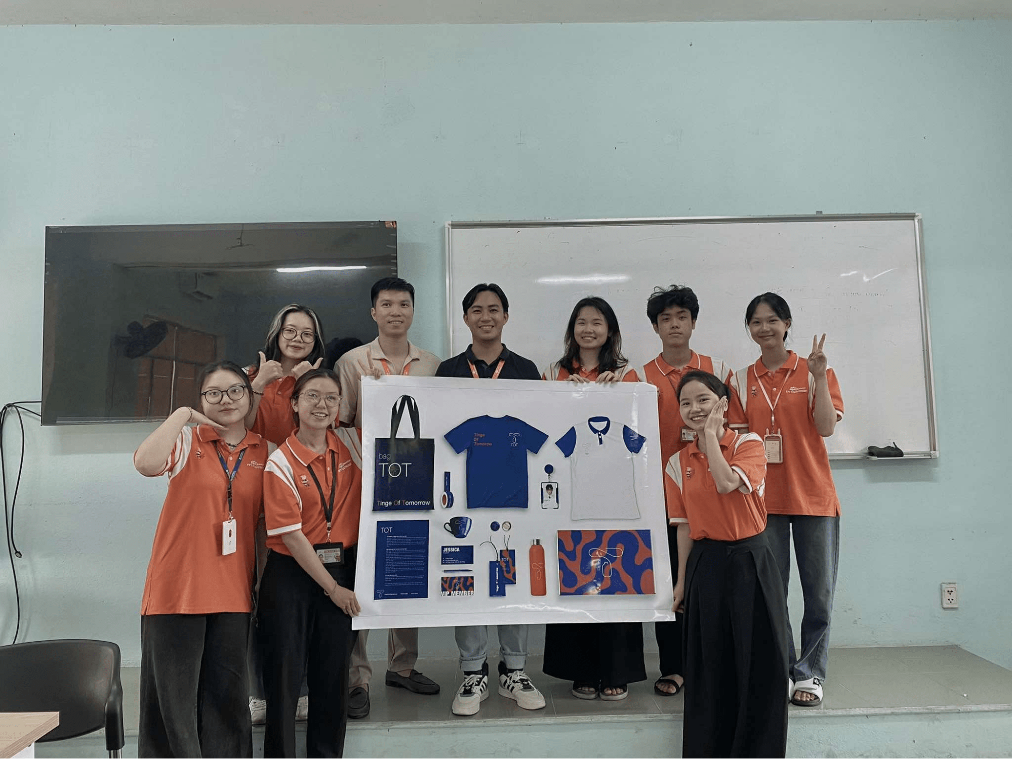 Nhóm sinh viên trường Cao đẳng FPT Polytechnic cơ sở Đà Nẵng