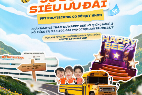 30 suất ưu đãi dành cho tân sinh viên tại Trường Cao đẳng FPT Polytechnic cơ sở Quy Nhơn