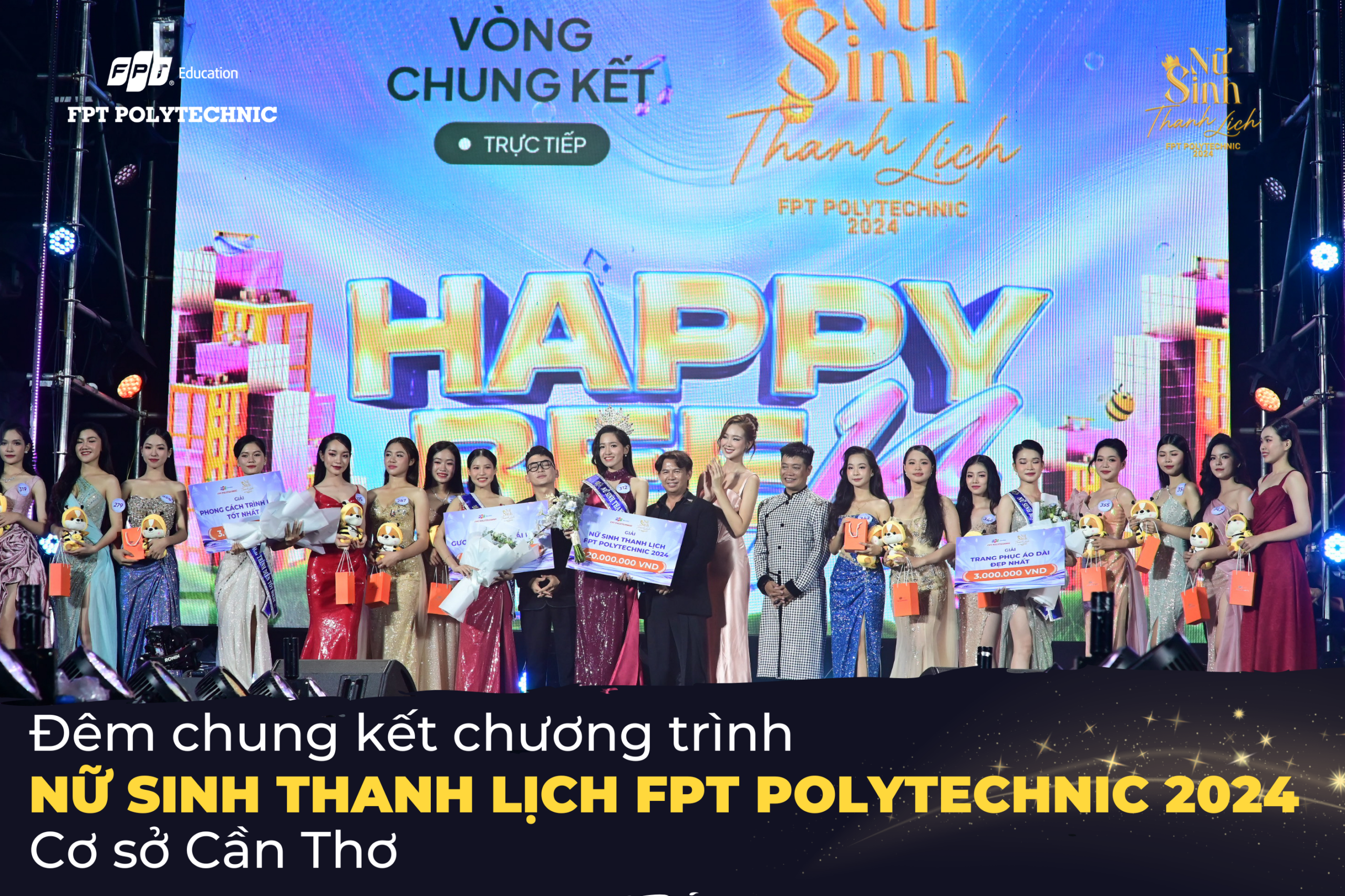 Đêm chung kết chương trình Nữ sinh thanh lịch FPT Polytechnic cơ sở Cần Thơ