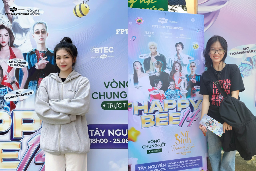 Công bố "GIỜ VÀNG" checkin nhận vé HAPPY BEE 14 tại Trường Cao đẳng FPT Polytechnic Tây Nguyên