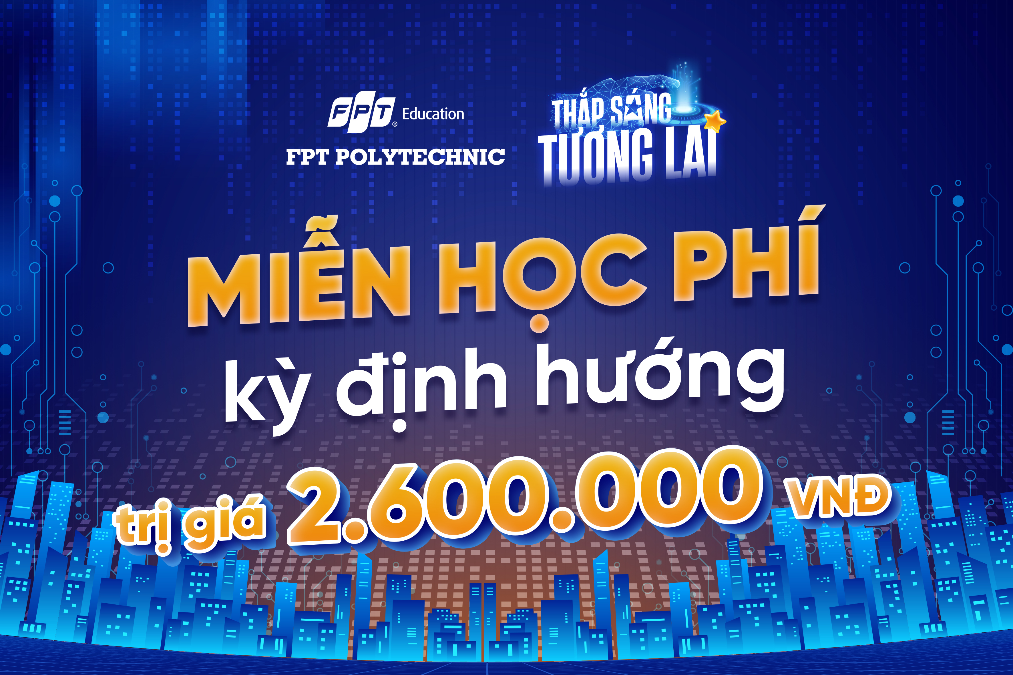 Ưu đãi miễn học phí kỳ định hướng