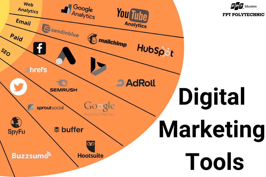 Các công cụ cơ bản hỗ trợ sinh viên theo học chuyên ngành Digital Marketing