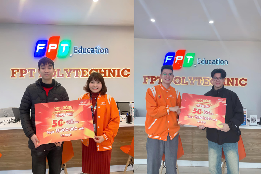 Một số gương mặt ưu tú xuất sắc chinh phục học bổng Phát triển nguồn nhân lực địa phương FPT Polytechnic tại Hà Nam