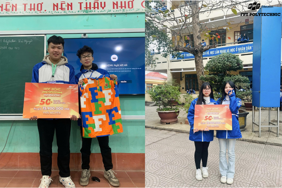 Một số gương mặt ưu tú xuất sắc chinh phục học bổng Phát triển nguồn nhân lực địa phương FPT Polytechnic tại Thái Nguyên