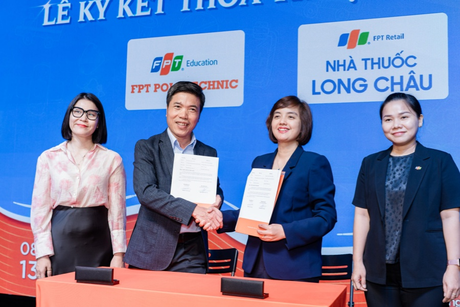 Ký kết hợp tác chiến lược giữa FPT Long Châu và FPT Polytechnic