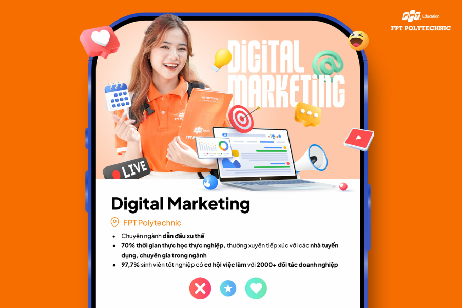Digital Marketing – Ngành học "hot" trong thời đại công nghệ số