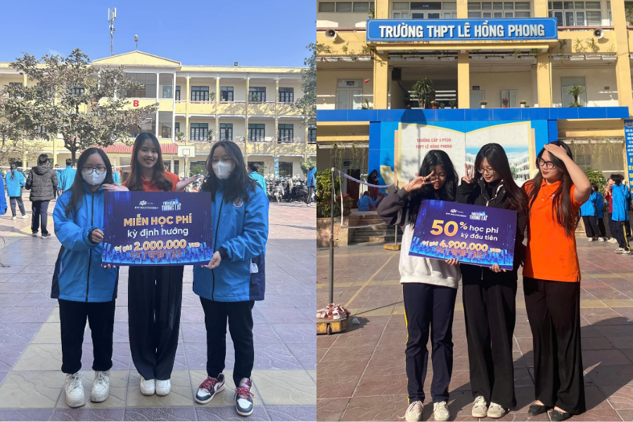 Gặp gỡ các "học bá" chính thức ghi tên trên bảng vàng học bổng Thắp Sáng Tương Lai tại FPT Polytechnic Hải Phòng