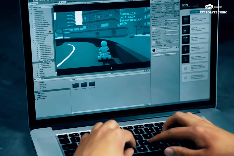 Làm quen với game engine ngay từ năm nhất giúp sinh viên chuyên ngành lập trình game rèn kỹ năng thực hành và hiểu rõ quy trình phát triển trò chơi.