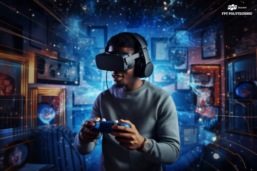 Nắm bắt công nghệ mới như VR, AR, AI game giúp sinh viên chuyên ngành lập trình game theo kịp xu hướng và nâng cao giá trị sản phẩm.