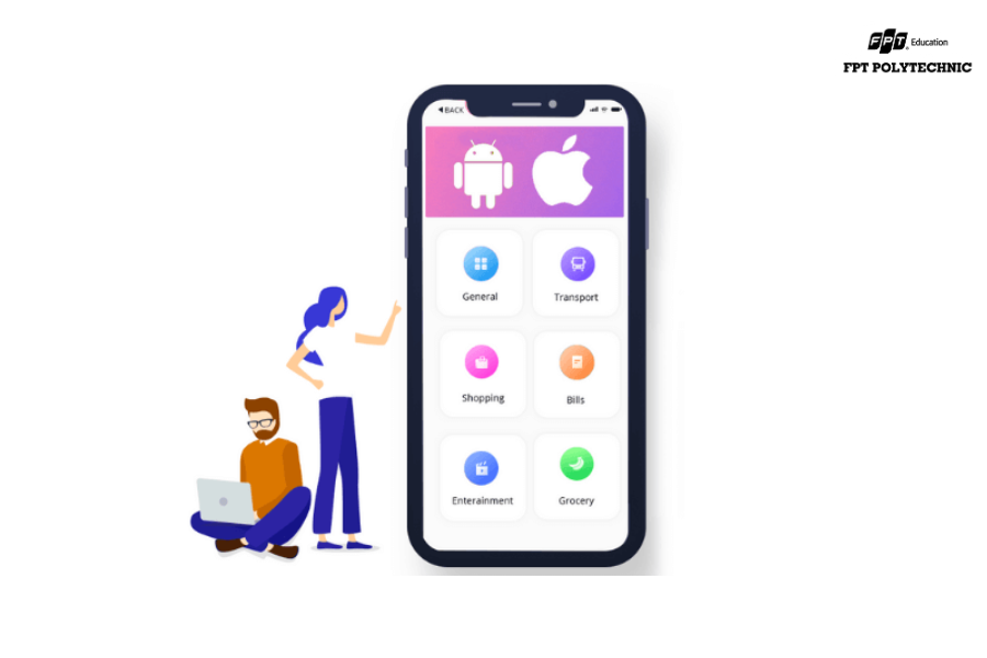 Lập trình mobile tập trung vào việc phát triển ứng dụng cho các thiết bị di động như smartphone hoặc tablet.