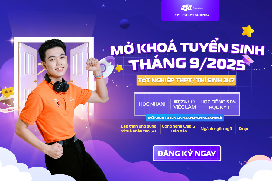 Trường Cao đẳng FPT Polytechnic tuyển sinh năm 2025