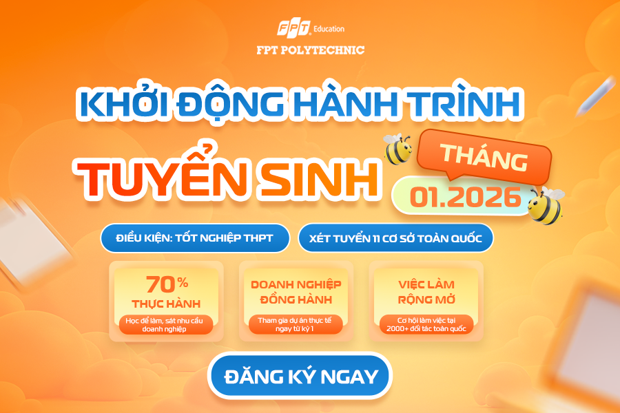 Trường Cao đẳng FPT Polytechnic tuyển sinh năm 2025