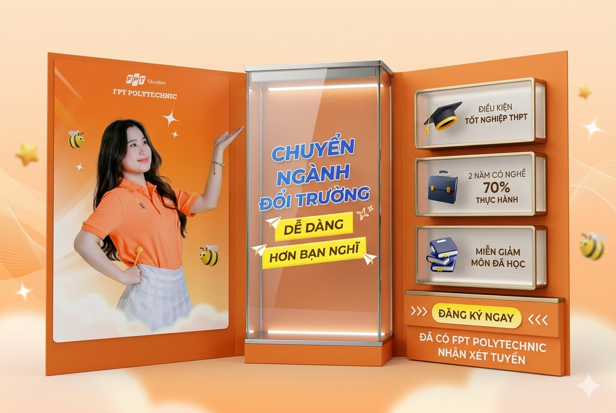FPT Polytechnic đồng hành cùng sinh viên chuyển ngành