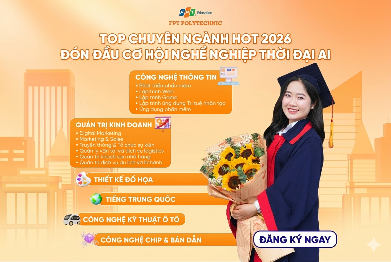 Chuyên ngành hot cho 2K8 – xu hướng học tập dẫn đầu, mở ra cơ hội việc làm rộng mở và tương lai nghề nghiệp vững chắc.