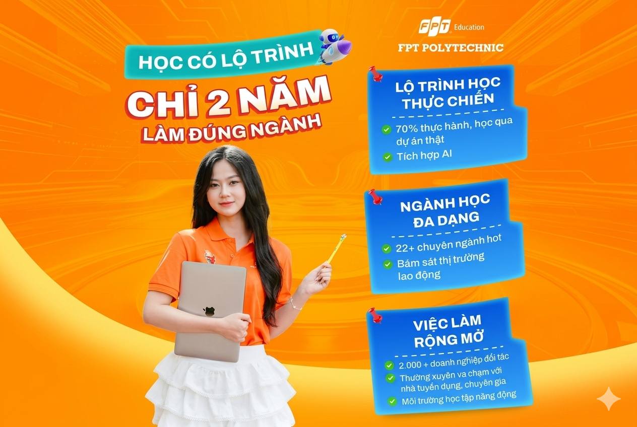 Lộ trình học tối ưu cho thế hệ 2K8 tại FPT Polytechnic