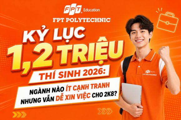 Kỷ lục 1,2 triệu thí sinh 2026: Ngành nào ít cạnh tranh nhưng vẫn dễ xin việc cho 2k8?