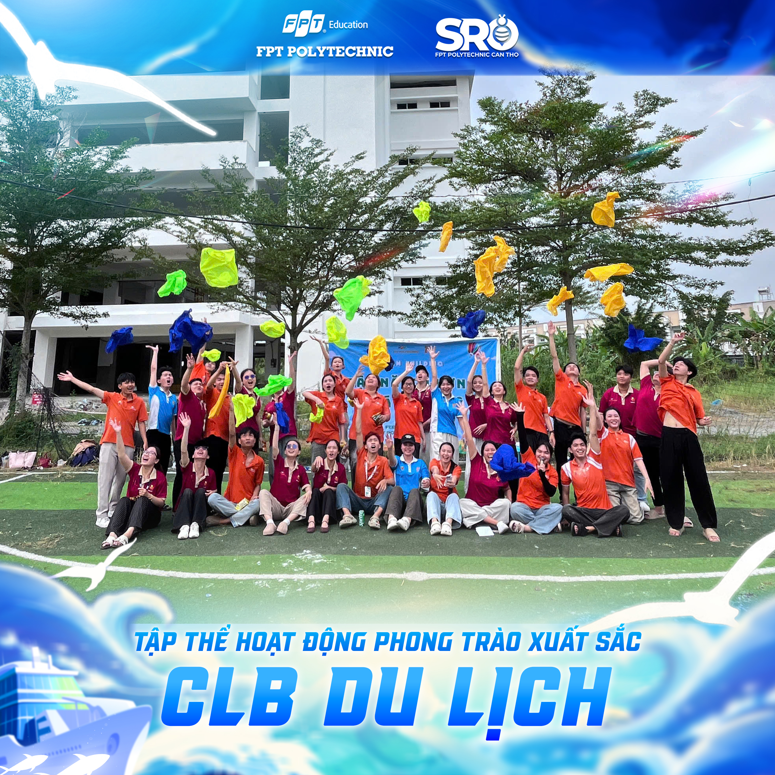 Buổi thực hành hoạt náo đầy năng lượng của CLB Du Lịch
