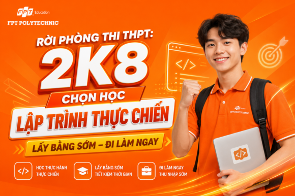 Rời Phòng Thi THPT: 2K8 Chọn Học Lập Trình Thực Chiến, Lấy Bằng Sớm Đi Làm Ngay