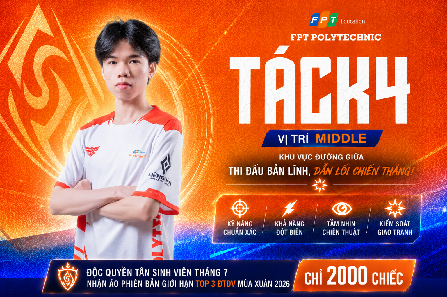 Tắck4: "Ảo Thuật Gia" Đường Giữa Và Tư Duy Linh Hoạt Bực Nhất Liên Quân Mobile