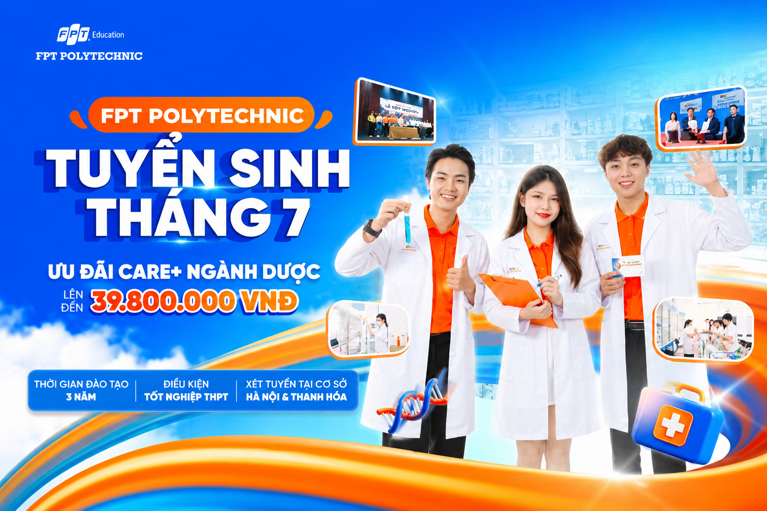 Trường Cao đẳng FPT Polytechnic tuyển sinh ngành Dược năm 2026