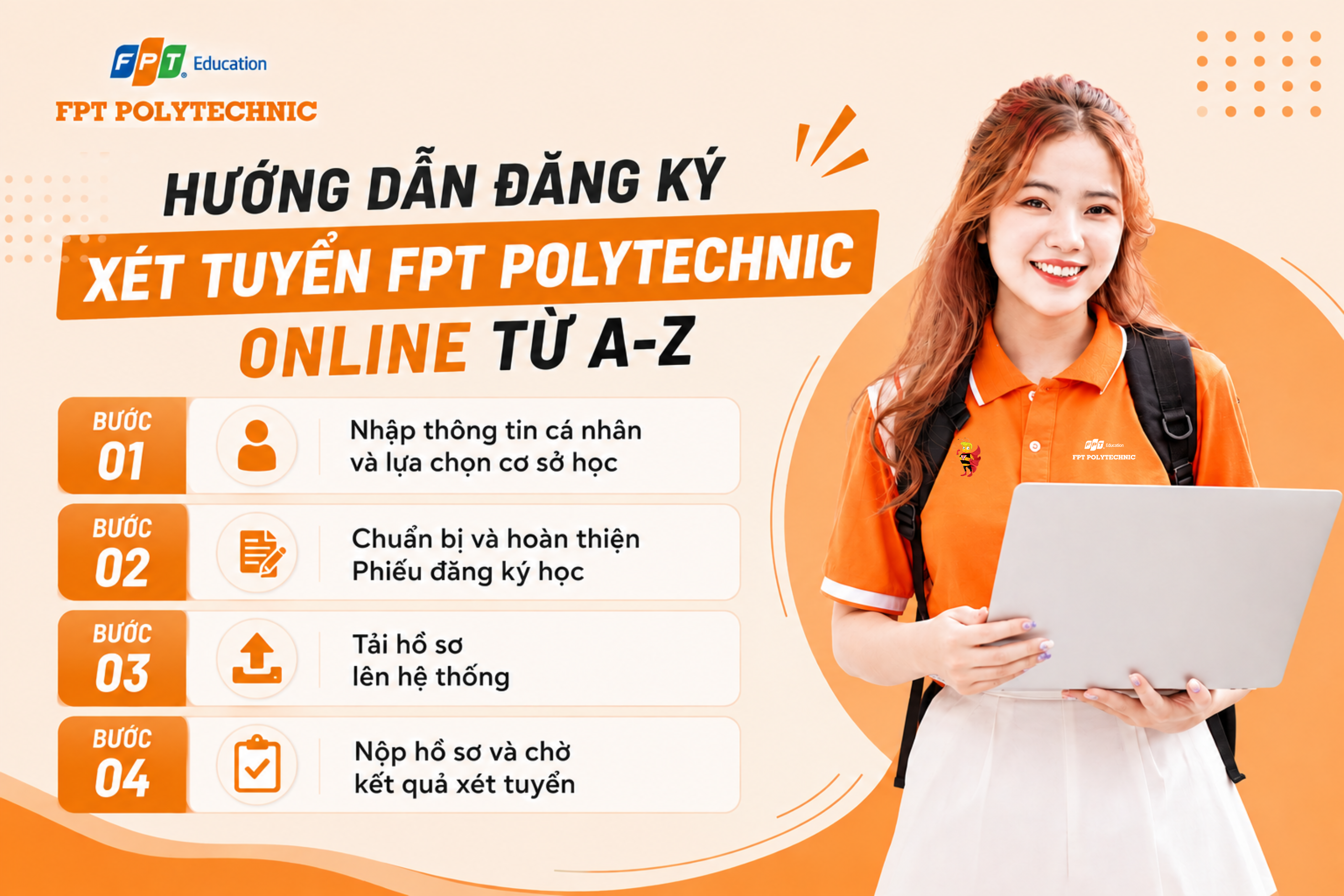 Hướng dẫn đăng ký xét tuyển FPT Polytechnic online từ A-Z